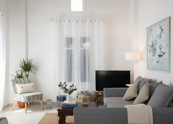 Hébergement de vacances Elegant 2 Bd House With Shared Pool Ornos (Mykonos)